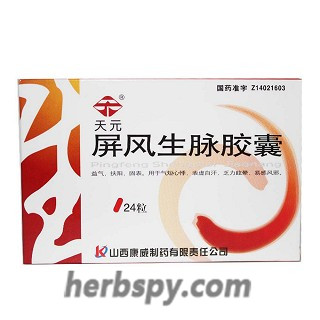 Pingfeng Shengmai Capsule for shortness of breath and heart palpitations due to Qi deficienc